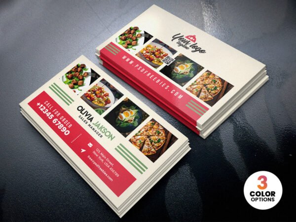 Food Restaurant Business Cards 13